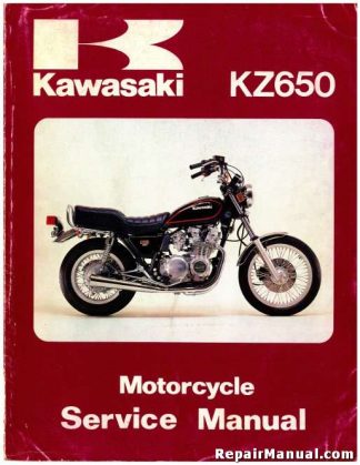 Official 1981-1982 Kawasaki KZ650 D4 F2F3 H1 and H2 Service Manual