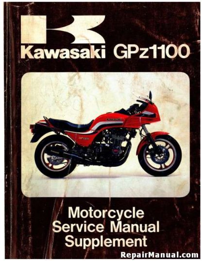 1983 Kawasaki ZX1100-A1 GPz Motorcycle Service Manual Supplement