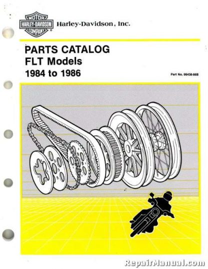 Official 1984-1986 Harley Davidson FLT model Parts Manual