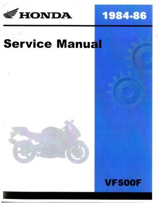 Official 1984-1986 Honda VF500F Factory Service Manual