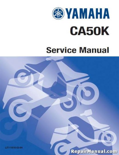 Official 1983-1986 Yamaha CA50 Riva Scooter Service Manual