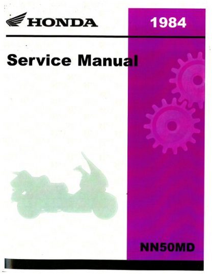 Official 1984 Honda NN50MD Factory Service Manual