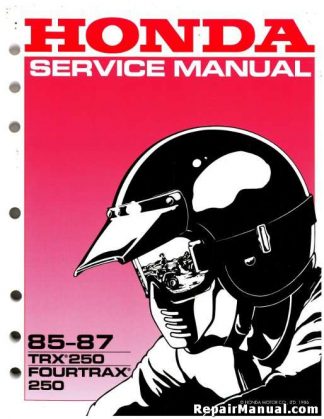Official 1985-1987 Honda TRX250 Factory Service Manual