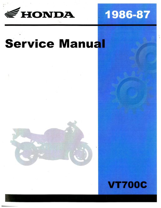 1986 1987 HONDA VT700C Shadow Service Repair Shop Manual FACTORY NEW 