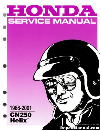 1986-2001 Honda CN 250 HELIX Scooter Service Manual