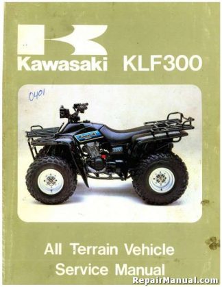 1986-2004 Kawasaki KLF300 Bayou ATV Service Manual