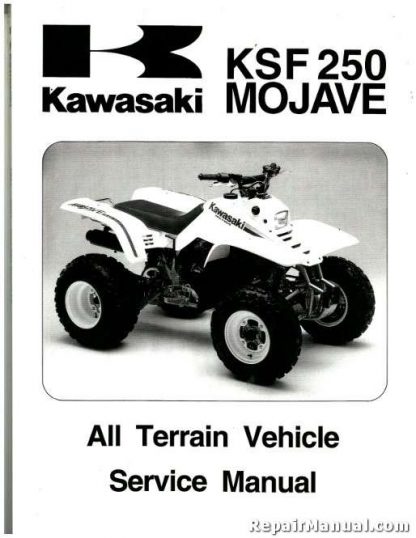 Official 1987-2004 Kawasaki KSF250A Mojave Factory Service Manual