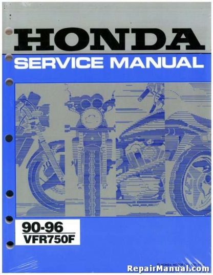 Official 1990-1996 Honda VFR750F Factory Service Manual