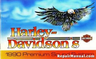 Official 1990 Harley Davidson Premium Sound System Owners Manual