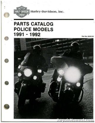 Official 1991-1992 Harley-Davidson FXRP FLHTP Parts Manual