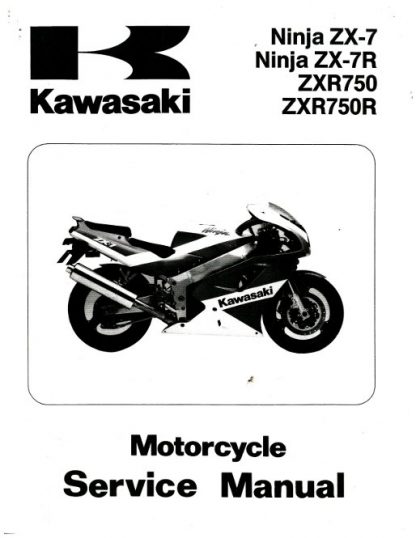 1991-1992 Kawasaki ZX750 Factory Service Manual