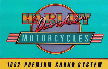 Official 1992 Harley Davidson Premium Sound System Owners Manual