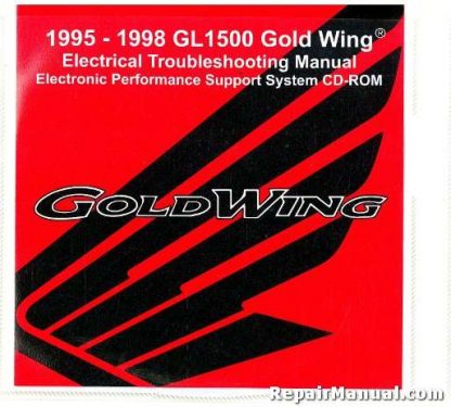 Official 1995-1998 Honda GL1500A I SE Electrical Troubleshooting Manual CD