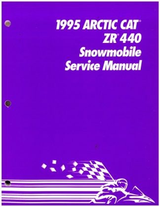 Official 1995 Arctic Cat ZR440 Snowmobile Factory Service Manual