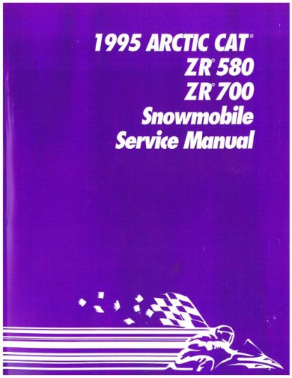 Official 1995 Arctic Cat ZR580 ZR700 Snowmobile Factory Service Manual