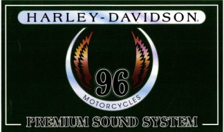 Official 1996 Harley Davidson Premium Sound System Owners Manual
