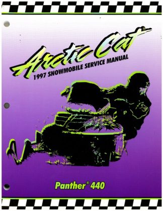 Official 1997 Arctic Cat Panther 440 Snowmobile Factory Service Manual