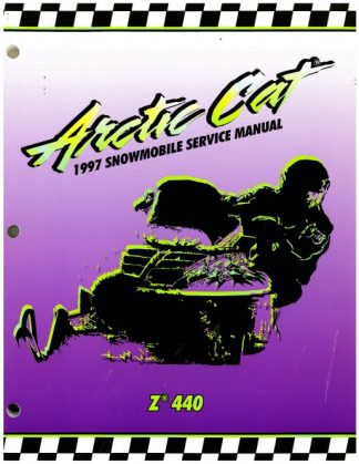 Official 1997 Arctic Cat Z 440 Snowmobile Factory Service Manual