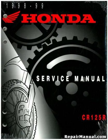 Official 1998-1999 Honda CR125R Factory Service Manual
