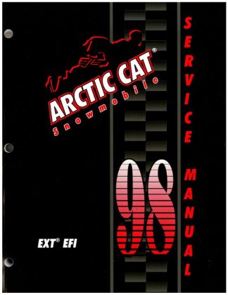 Official 1998 Arctic Cat EXT EFI Snowmobile Factory Service Manual