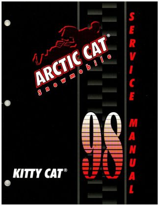 Official 1998 Arctic Cat Kitty Cat Snowmobile Factory Service Manual