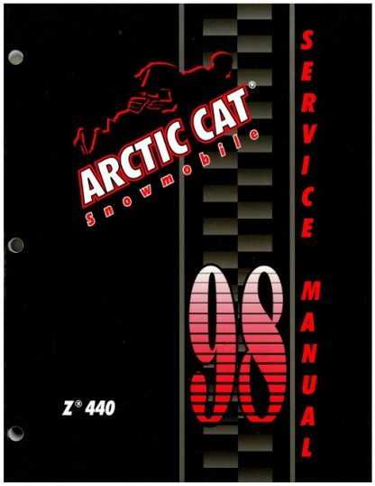 Official 1998 Arctic Cat Z 440 Snowmobile Factory Service Manual