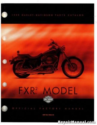 Official 1999 Harley Davidson FXR2 Parts Manual