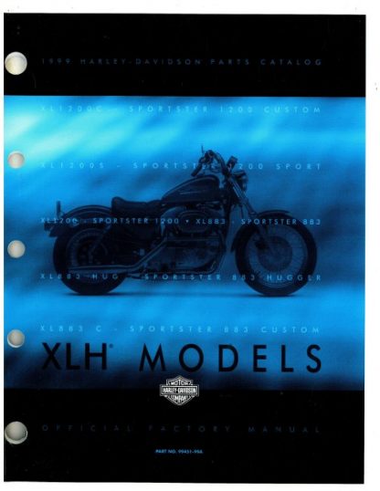 Official 1999 Harley Davidson XLH Parts Manual