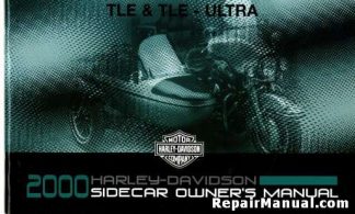 Official 2000 Harley Davidson TLE Ultra Sidecar Owners Manual