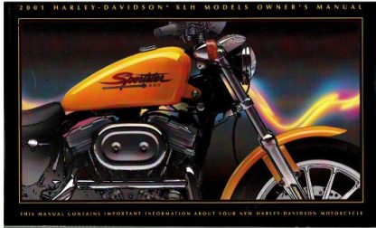 Official 2001 Harley Davidson XLH Owners Manual