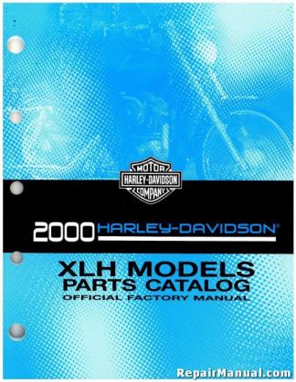 Official 2000 Harley Davidson XLH Parts Manual