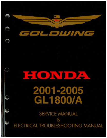 Official 2001-2005 Honda GL1800 Factory Service Manual