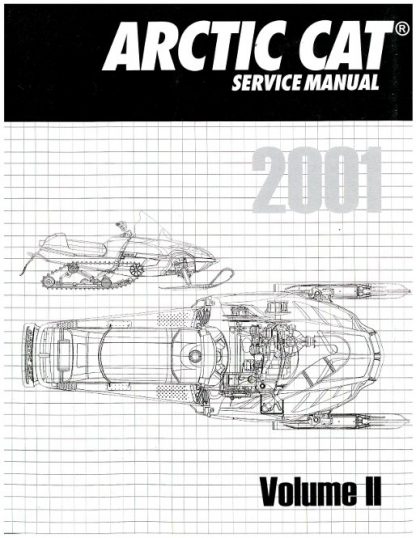 Official 2001 Arctic Cat Snowmobile Service Repair Manual Volume 2