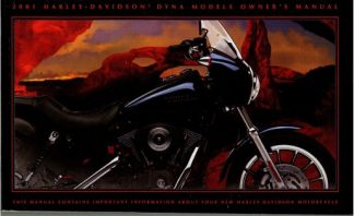 Official 2001 Harley Davidson Dyna Owners Manual