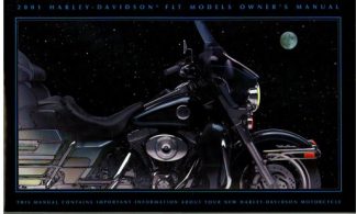 Official 2001 Harley Davidson FLT Owners Manual