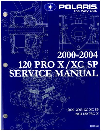 Official 2002 Polaris 120 XC SP Factory Service Manual