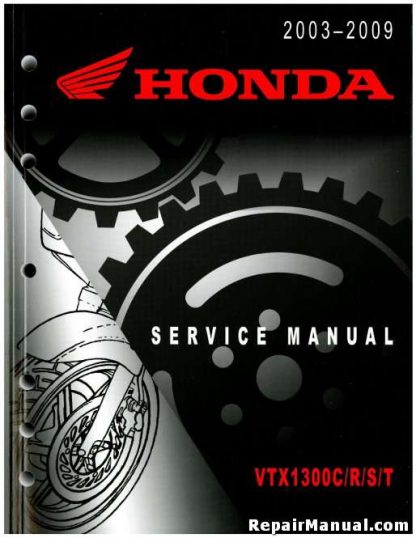 Official 2003-2009 Honda VTX1300S R C T Factory Service Manual