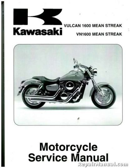 Official 2004-2008 Kawasaki VN1600B F Mean Streak Factory Service Manual