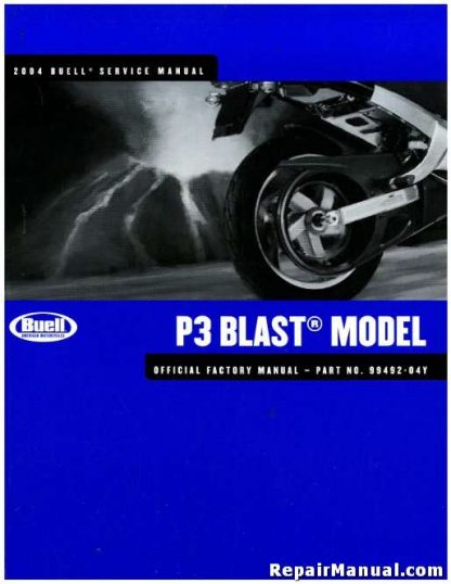 Official 2004 Buell P3 Blast Factory Service Manual