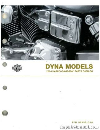 Official 2004 Harley Davidson Dyna Parts Manual