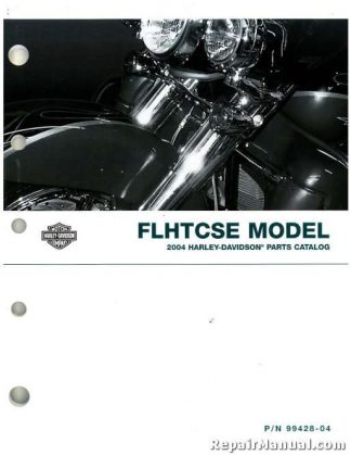 Official 2004 Harley Davidson FLHTCSE Parts Manual