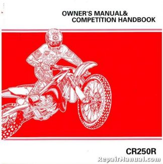 Official 2004 Honda CR250R Owners Manual