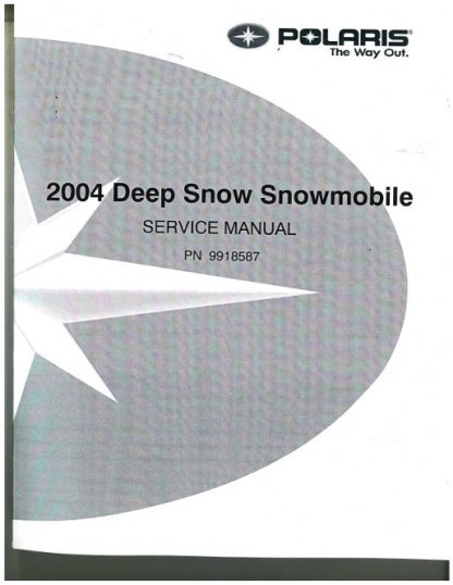 Official 2004 Polaris RMK And SwitchBack Snowmobile Factory Service Manual