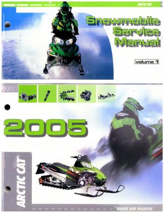 Official 2005 Arctic Cat Snowmobile Service Repair Manual Volume 1