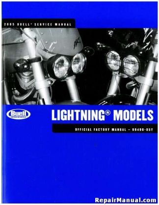 Official 2005 Buell Lightning Service Manual