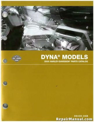 Official 2005 Harley Davidson Dyna Parts Manual