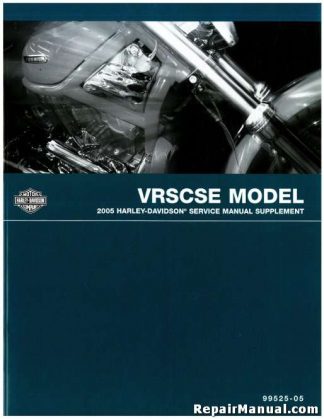 Official 2005 Harley Davidson VRSCSE Service Manual Supplement