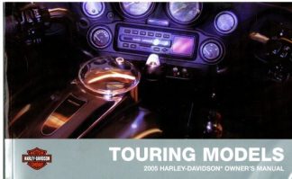 Official 2005 Harley Touring Owners Manual