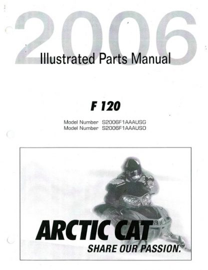 Official 2006 Arctic Cat Y-12 Youth 90 ATV Factory Parts Manual