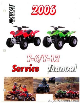 Official 2006 Arctic Cat Youth 50 90 ATV Factory Service Manual